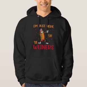 Dabba Hot Dog jag är bara här för wienerkorven Hoodie