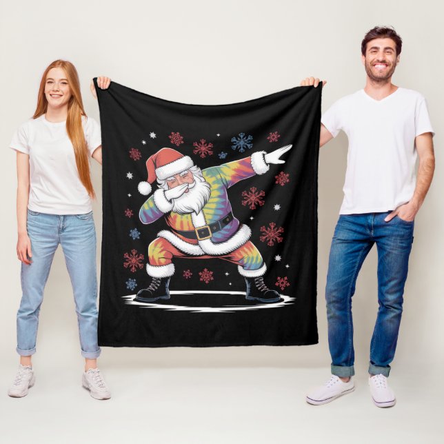 Dabba jul Santa ful jul jul Fleecefilt (På plats)