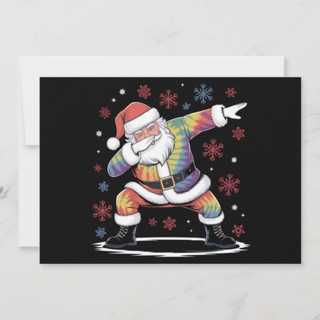 Dabba jul Santa ful jul jul Julkort (Framsida)