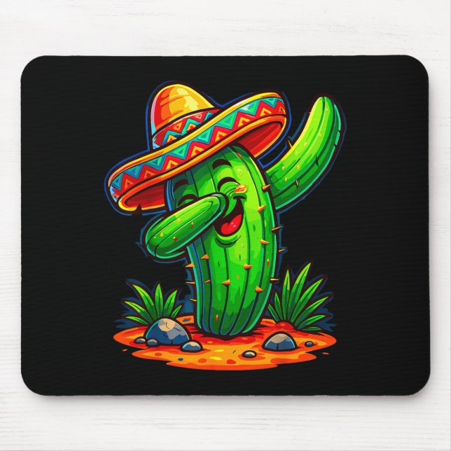 Dabba kaktus cinco de mayo mexikansk  musmatta (Framsidan)