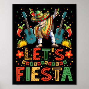 Dabba mexikansk Cinco De Mayo T-shirt kvinnor och Poster