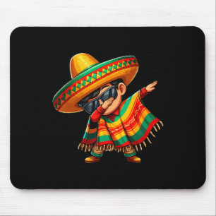 Dabba mexikansk poncho cinco de mayo sombrero pojk musmatta