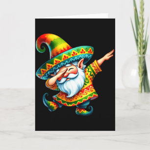 Dabba mexikansk tomte sombrero Cinco De Mayo fest Kort