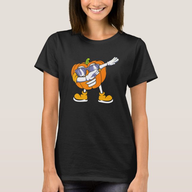 Dabba Pumpahuvud Halloween T Shirt (Framsida)