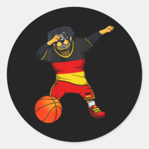 Dabba Rottweiler Tyskland Jersey Tysk Sketll Lo Runt Klistermärke