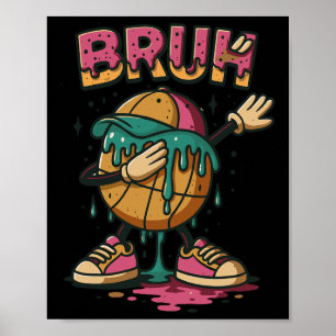 Dabba Sketll Dropp Bruh Sketll Dropp Glass+glass C Poster