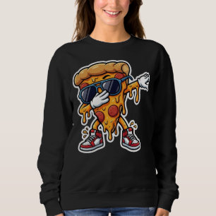 Dabba skivor Pizza Rolig Grafisk T-shirt för Matma