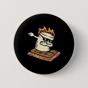 Dabba Smore Marshmallow Söt Dab Dans Camping C Knapp