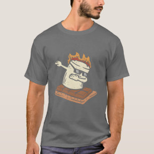Dabba Smore Marshmallow Söt Dab Dans Camping C T Shirt