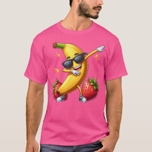 Dabba solglasögon banan jordgubb rolig dab Dan T Shirt