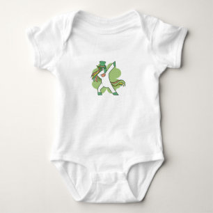 Dabba St. Patricks Enhörning Baby Body T Shirt