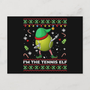 Dabba Tennisboll Alvhatt Jul Ful Julsvettar Inbjudan Vykort