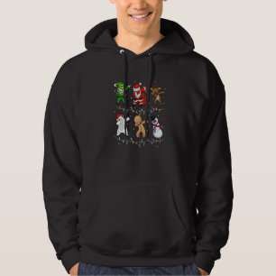 Dabba tomte ren isbjörn snömannen besättning hoodie