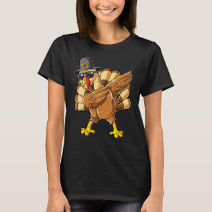 Dabba Turkiet Thanksgiving Day Pilgrim Pojkar Flic T Shirt