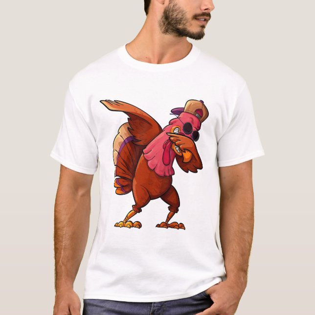 Dabba Turkkyrkan Firande T-Shirt - Rolig pilgrim (Framsida)