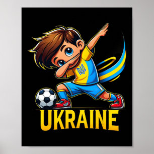 Dabba Ukraina Barn Fotll Tröja Med Ukraina Poster