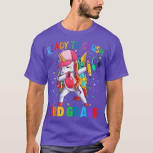 Dabba Unicorn-Redo för att krossa tredje Klass til T Shirt