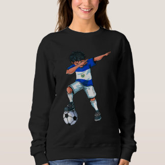 Dabbaande fotbollspojke El Salvador salvadoransk f T Shirt