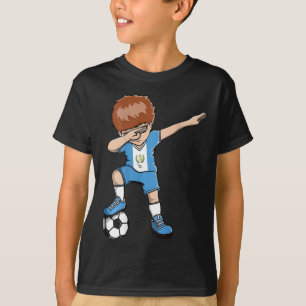 Dabbaande fotbollspojke Guatemala Tröja Guatemalan