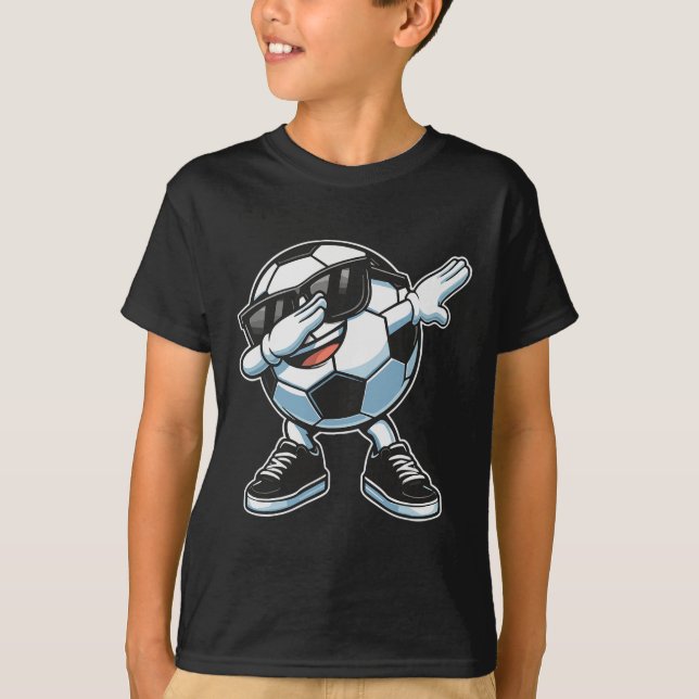 Dabbaande fotbollsspelare _2  t shirt (Framsida)