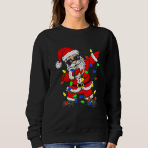 Dabbaing Jul Tomte Träd Ljussättning Jul Pojkar Ki T Shirt