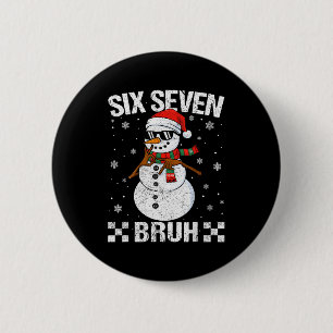 Dabbaing jultomte snöman 6 7 meme jul sex sju knapp
