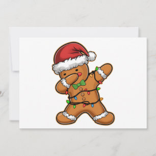 Dabbaing pepparkaksträd julbelysning jul julkort