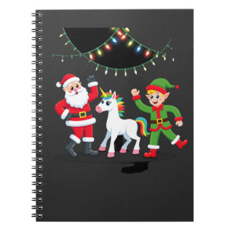 Dabbaing Tomte Alv Enhörning Jul Pojkar Män  Anteckningsbok