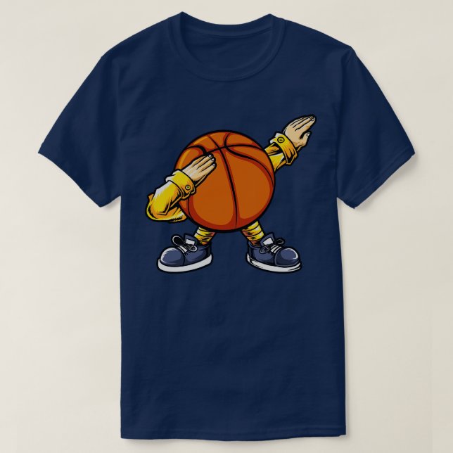 Dabbande basketboll t shirt (Design framsida)