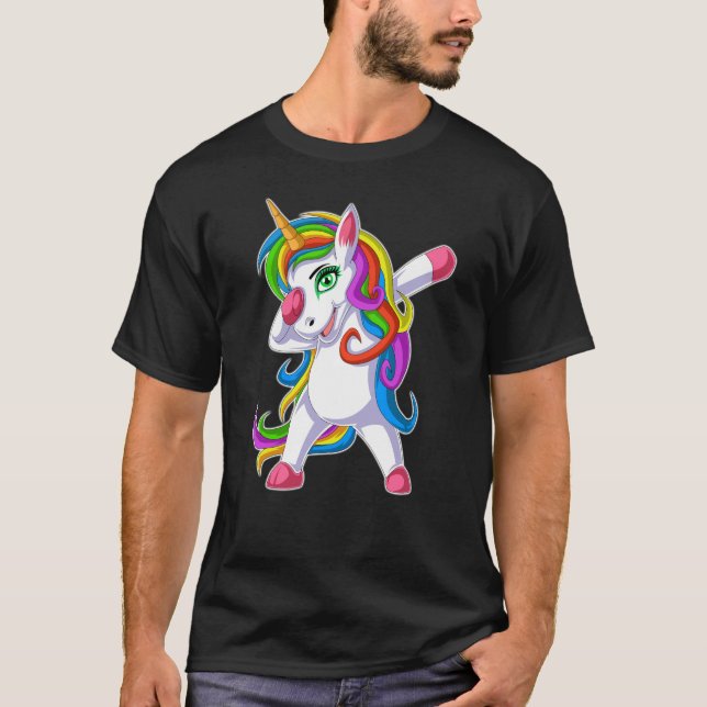 dabbande encorn t shirt (Framsida)