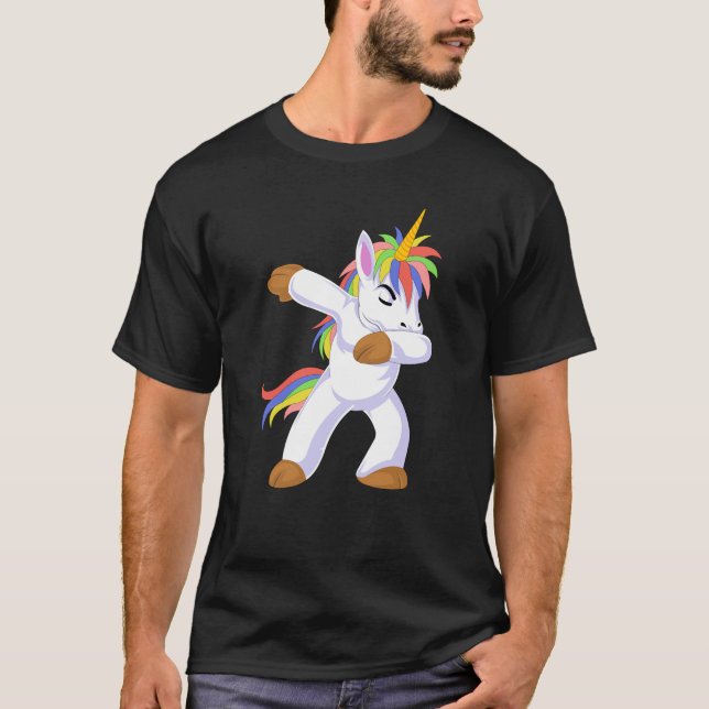 dabbande encorn t shirt (Framsida)