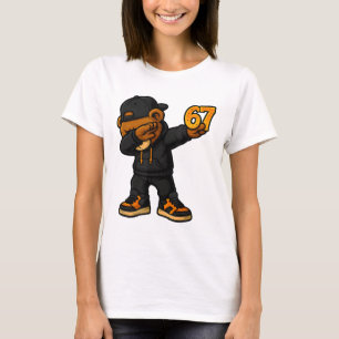 Dabbar Björn 67 Meme Rollig Brainrot Hiphop Barn B T Shirt