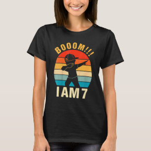 Dabbdag 7 år Födelsedag 7:e T Shirt
