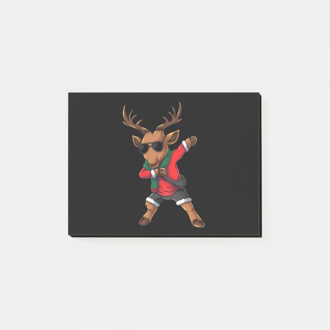 Dabbdanschristmas med hjort post-it block (Framsida)
