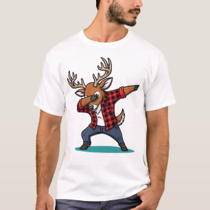 Dabbig hjort Roligt Sött Dab-dans T Shirt