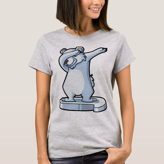 Dabbig isbjörn T-shirt (Framsida)