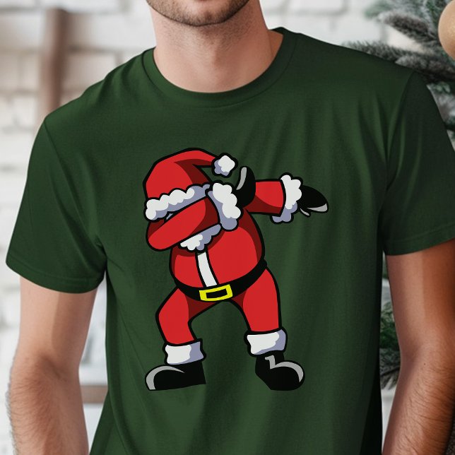 Dabbig jultomte jul tee shirt (Skapare uppladdad)