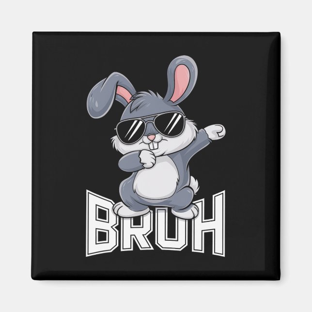 Dabbig kanin påsk Bruh1  Magnet (Framsidan)