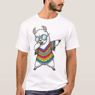 Dabbig Lama Roligt Sött Dab-dans T Shirt