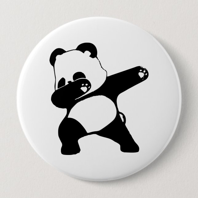 Dabbig Panda  Knapp (Framsida)