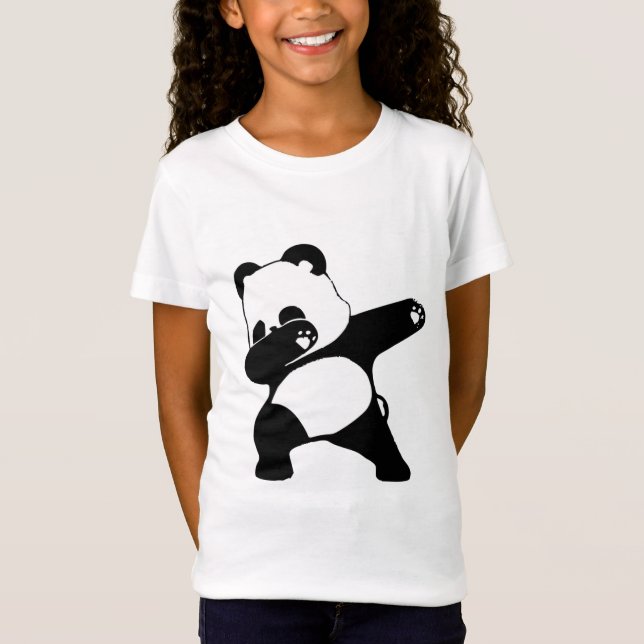 Dabbig Panda  T Shirt (Framsida)