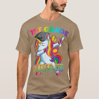 Dabbing 1st Klass Unicorn Studenten Class 2022 Na T Shirt