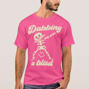 Dabbing a Blast Funny Skeleton Fart Joke T Shirt