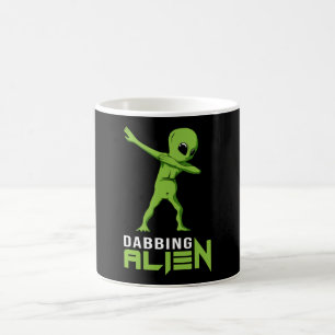 Dabbing Alien Area 51 Ufo Space-Utomjordingar Lust Kaffemugg