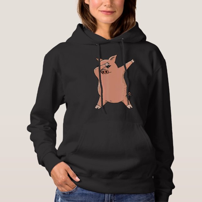 Dabbing Animals från gris T Shirt (Framsida)