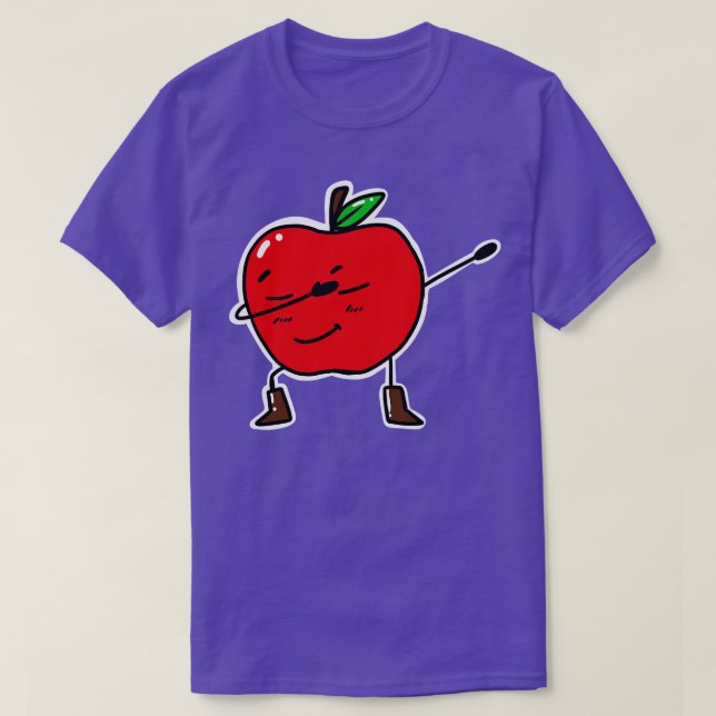 Dabbing Apple T Shirt (Design framsida)