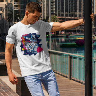 Dabbing Astronaut Space T Shirt