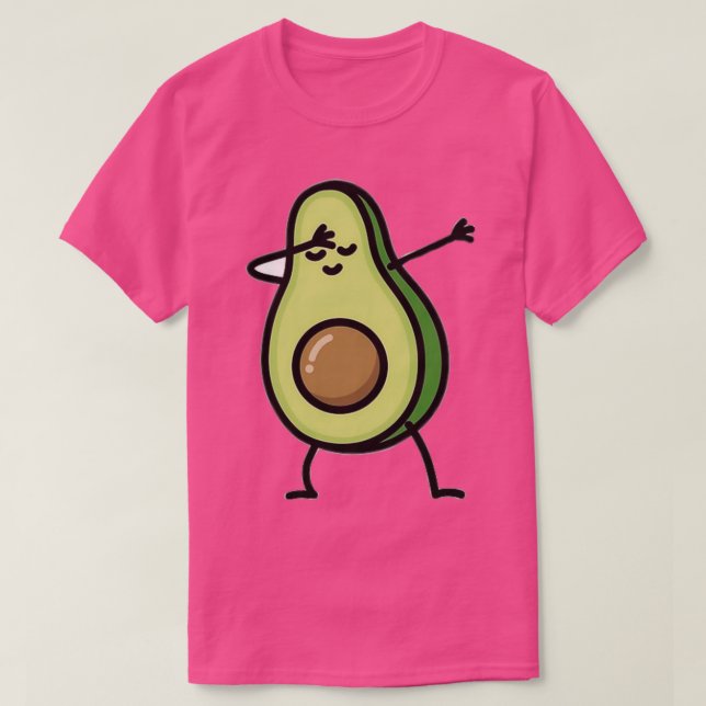 Dabbing Avocado 3 T Shirt (Design framsida)