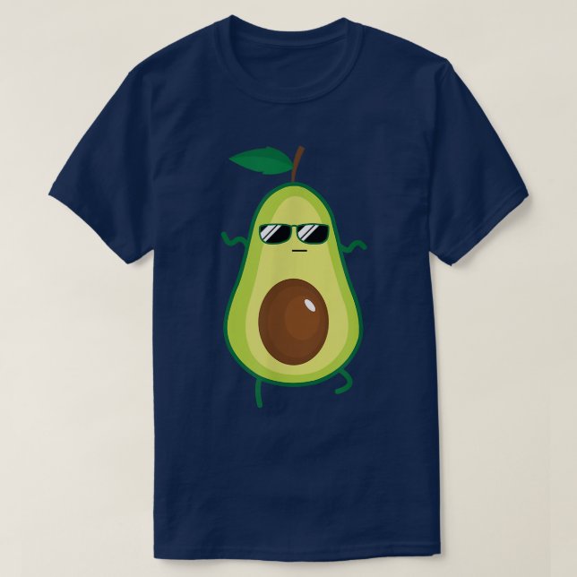 Dabbing Avocado Funny Vegan Food Älskare Tee Kids  (Design framsida)