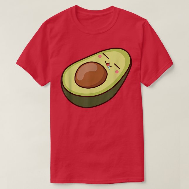 Dabbing Avocado Funny Vegan Food Älskare Tee Kids  (Design framsida)